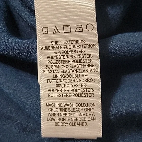 New Dress the Population Bailey Dress Peacock Blue Size Medium